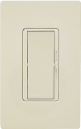 Lutron Diva DVW-600PH-LA Dimmer, 220/240 V, 600 W, Halogen, Incandescent Lamp, Light Almond